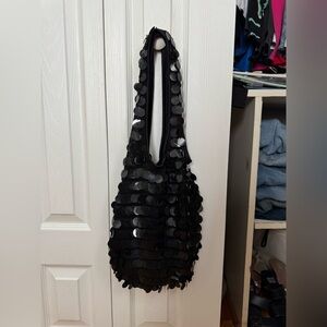 Y2K Black Sequin Purse